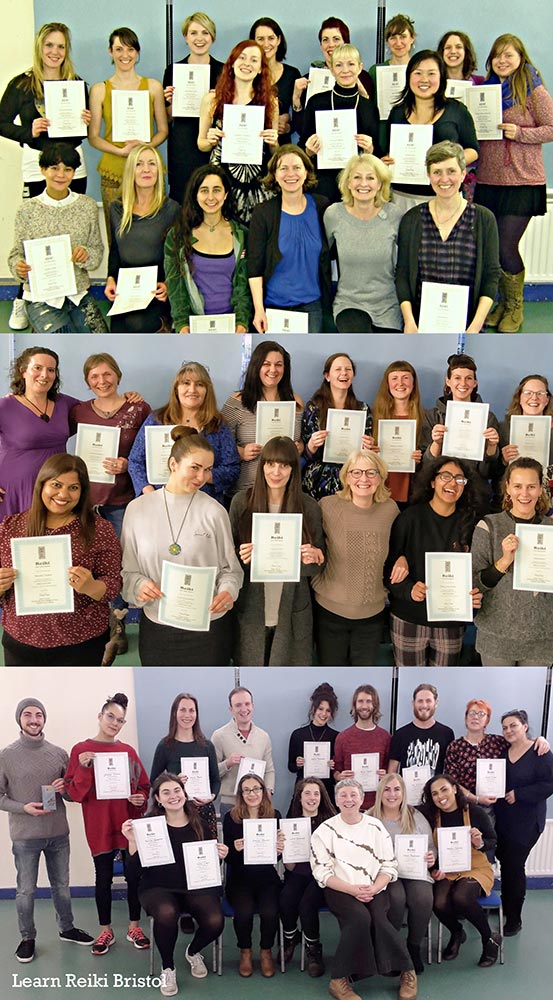Learn Reiki Level 1 Students